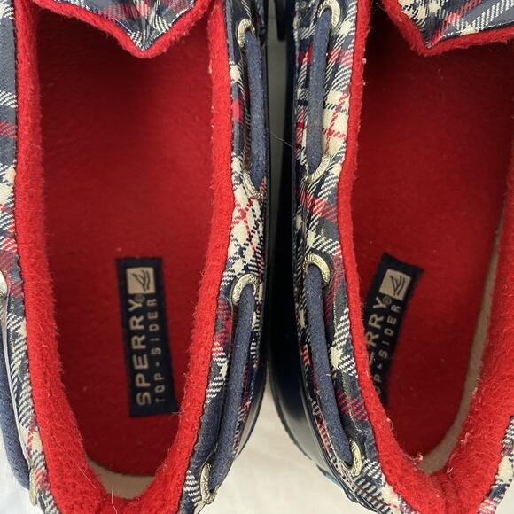 Sperry Top-Sider Duck Boots Womens 11 Tartan Plaid Waterproof Rubber STS90712 - Picture 7 of 13